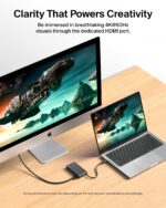 Belkin 5-Port USB-C Hub AVC021hqBK with 4K HDMI and 100W Power Delivery, Black - Image 4