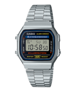 Casio Vintage A168WA-1 Digital Watch, Steel Bracelet