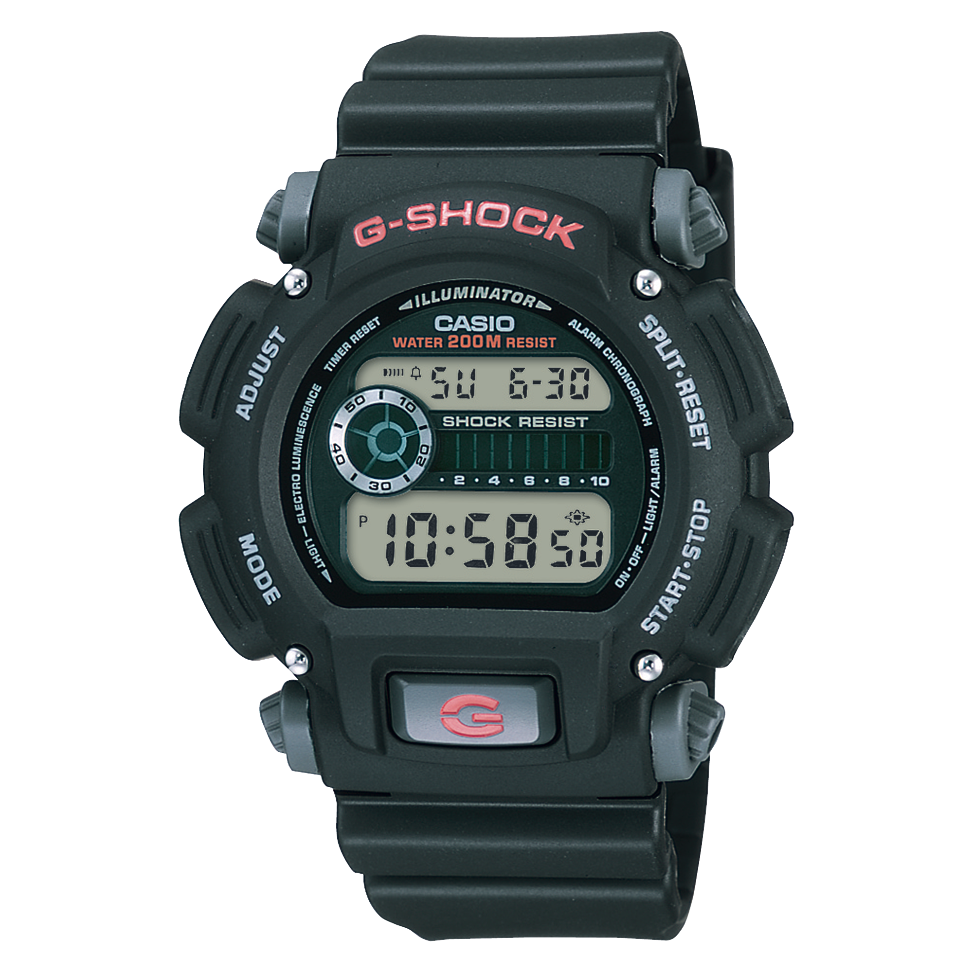DW-9052-1V_1.png Casio G-Shock DW-9052-1V Men's Digital Watch, Black - Image 1