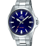 Casio Edifice EFV-100D-2AV Men's Watch, Blue Dial, Steel Bracelet