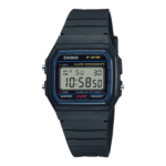 Casio F-91W-1 Classic Digital Watch, Black Resin Strap