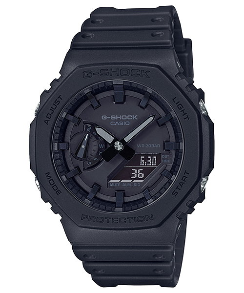 GA-2100-1A1_Seq01.png Casio G-Shock GA-2100-1A1 Men's Watch, All Black - Image 1