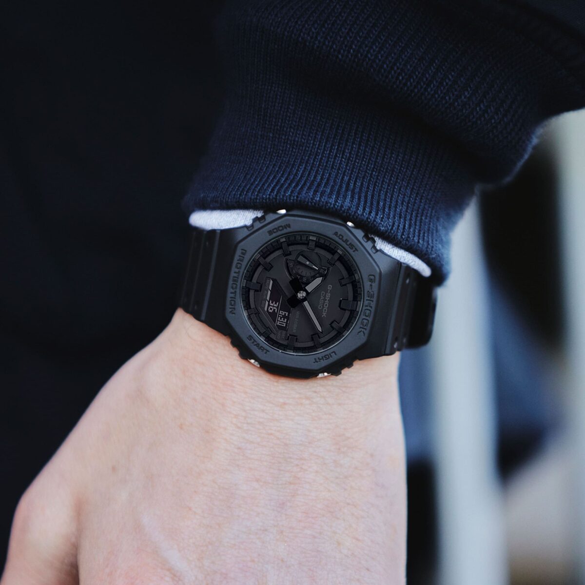 Casio G-Shock GA-2100-1A1 Men's Watch, All Black - Image 2