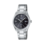 Casio His and Hers Watch Set MTP/LTP-1302D-1A1V, Black Dial, Steel Bracelets - Image 2