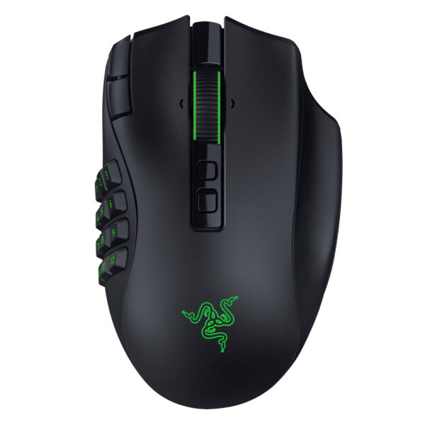 Razer Naga V3 Pro Wireless MMO Gaming Mouse with Swappable Side Plates, Black
